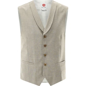 CG Club of Gents Anzugweste Paddy-N Khaki/Beige/Hellgrau/Grau