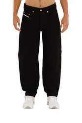 Picaldi Jeans Loose-fit-Jeans Zicco (471) Schwarz/Beige/Weiß