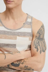 Solid Tanktop SDWhicco ärmelloses Shirt Creme/Beige/Braun/Weiß/Khaki/Grau