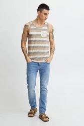 Solid Tanktop SDWhicco ärmelloses Shirt Creme/Beige/Braun/Weiß/Khaki/Grau