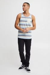Solid Tanktop SDWhicco ärmelloses Shirt Blau/Grau/Hellblau