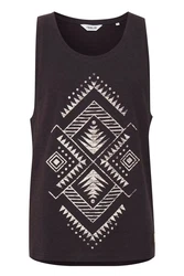 !Solid Tanktop SDIsaak Schwarz/Beige/Dunkelbraun