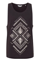 !Solid Tanktop SDIsaak Schwarz/Beige/Dunkelbraun