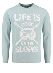 Key Largo Sweatshirt MSW SLOPES Braun/Hellblau/Grün/Blau