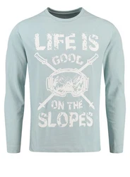 Key Largo Sweatshirt MSW SLOPES Braun/Hellblau/Grün/Blau