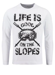 Key Largo Sweatshirt MSW SLOPES Braun/Weiß
