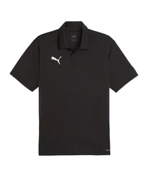 PUMA T-Shirt teamGOAL Polo Schwarz/Grau/Dunkelgrau
