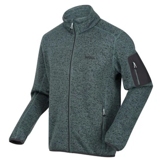 RennerXXL Fleecejacke Newhill Grün/Grau/Hellgrau