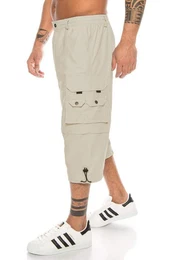 Cargobermudas Bermuda Shorts Herren Kurze Hose 3/4 Hose Cargo Taschen abnembare Beine kurze Hose Herren Cargoshorts Sommer
