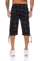 Kendindza Cargoshorts Cargobermuda Herren Dunkelblau/Schwarz