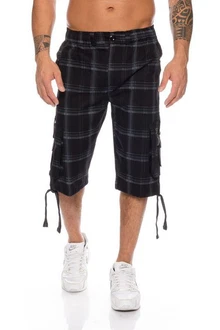 Kendindza Cargoshorts Cargobermuda Herren Dunkelblau/Schwarz