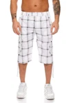 Kendindza Cargobermudas Bermuda Shorts Herren Weiß/Dunkelblau/Creme/Schwarz/Grau
