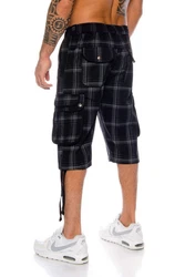 Kendindza Cargobermudas Bermuda Shorts Herren Dunkelblau/Blau/Schwarz