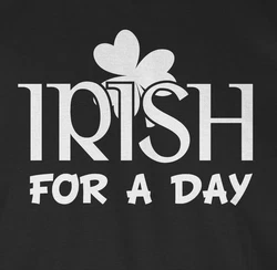 Shirtracer T-Shirt Irish For A Day St Patricks Day Grün/Blau/Hellblau