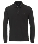 CASAMODA Langarm Poloshirt Dunkelgrau/Grau/Dunkelgrün/Khaki