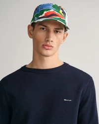 Gant Rundhalspullover COTTON PIQUE C-NECK Blau