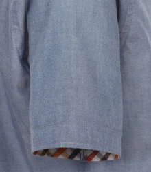 Redmond Kurzarmhemd Comfort Fit 241500999 Grau/Dunkelblau/Blau/Hellblau