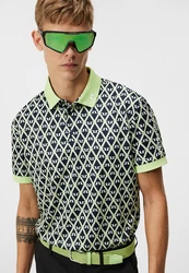 J.Lindeberg Trainingspullover Tour Tech Reg Fit Print Poloshi 
