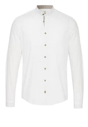 Hatico Trachtenhemd PURE Tracht Hemd FRANCO weiß