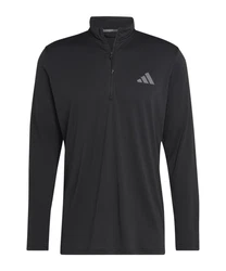 adidas Performance Sweater Seasonal HalfZip Sweatshirt Dunkelgrau/Grau/Schwarz