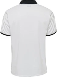hummel Poloshirt Authentic Functional F8745 Dunkelrot/Weiß/Grau/Creme