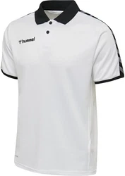 hummel Poloshirt Authentic Functional F8745 Dunkelrot/Weiß/Grau/Creme