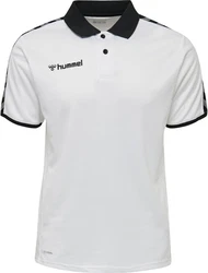 hummel Poloshirt Authentic Functional F8745 Dunkelrot/Weiß/Grau/Creme