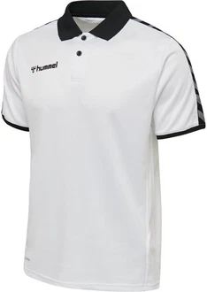 hummel Poloshirt Authentic Functional F8745 Dunkelrot/Weiß/Grau/Creme