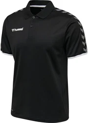 hummel Poloshirt Authentic Functional F8745 Schwarz/Beige/Dunkelgrau