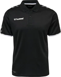 hummel Poloshirt Authentic Functional F8745 Schwarz/Beige/Dunkelgrau