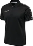 hummel Poloshirt Authentic Functional F8745 Schwarz/Beige/Dunkelgrau