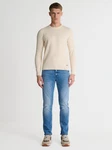 BIG STAR Strickpullover REYLON Creme/Khaki/Beige/Weiß