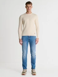 BIG STAR Strickpullover REYLON Creme/Khaki/Beige/Weiß