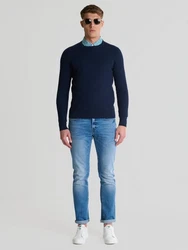BIG STAR Strickpullover REYLON Blau/Dunkelblau
