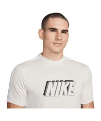 Nike T-Shirt Culture of Football Trainingsshirt Weiß/Grau/Beige/Khaki
