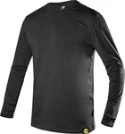Utility Diadora T-Shirt Ml Mono Organic Dunkelgrau/Grau/Schwarz