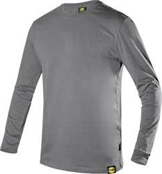 Utility Diadora T-Shirt Ml Mono Organic Grau/Dunkelgrau/Hellgrau