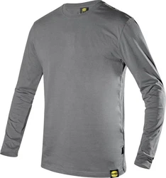 Utility Diadora T-Shirt Ml Mono Organic Grau/Dunkelgrau/Hellgrau
