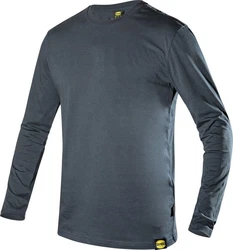 Utility Diadora T-Shirt Ml Mono Organic Dunkelgrau/Dunkelblau/Grau/Blau