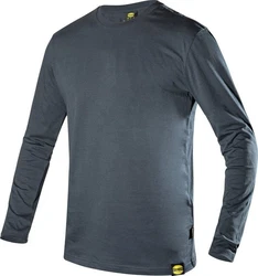Utility Diadora T-Shirt Ml Mono Organic Dunkelgrau/Dunkelblau/Grau/Blau