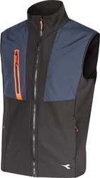 Diadora Utility Sweatweste Vest Softshell Hybrid Dunkelblau/Grau