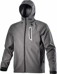Diadora Softshelljacke Sail Dunkelgrau/Grau/Hellgrau