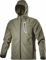 Diadora Softshelljacke Sail Dunkelgrün/Braun
