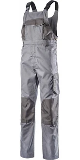 Diadora Utility Overall Bib Overall Hellgrau/Dunkelgrau/Grau