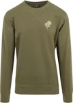 Mister Tee Rundhalspullover Wasted Youth Crewneck Dunkelgrün/Khaki/Grün
