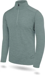 normani Langarmshirt Herren mit 1/4 Zipper Canberra 