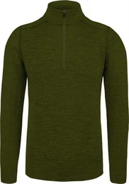 Langarmshirt Herren Merino Langarm mit 1/4 Zipper Canberra Merino Winter Outdoor Ski Pullover - Aus Merinowolle