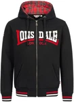 Lonsdale Sweatshirt Rundhalspullover Nateby Braun/Blau/Hellblau/Schwarz/Rot