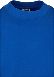URBAN CLASSICS Rundhalspullover Boxy Pocket Crew Blau/Hellblau/Dunkelblau