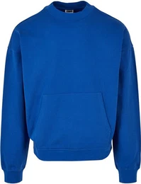 Rundhalspullover Organic Boxy Pocket Crew